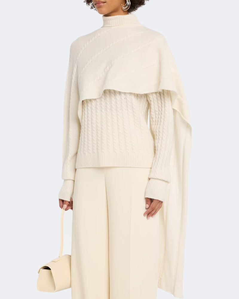 Cashmere Shawl Sweater