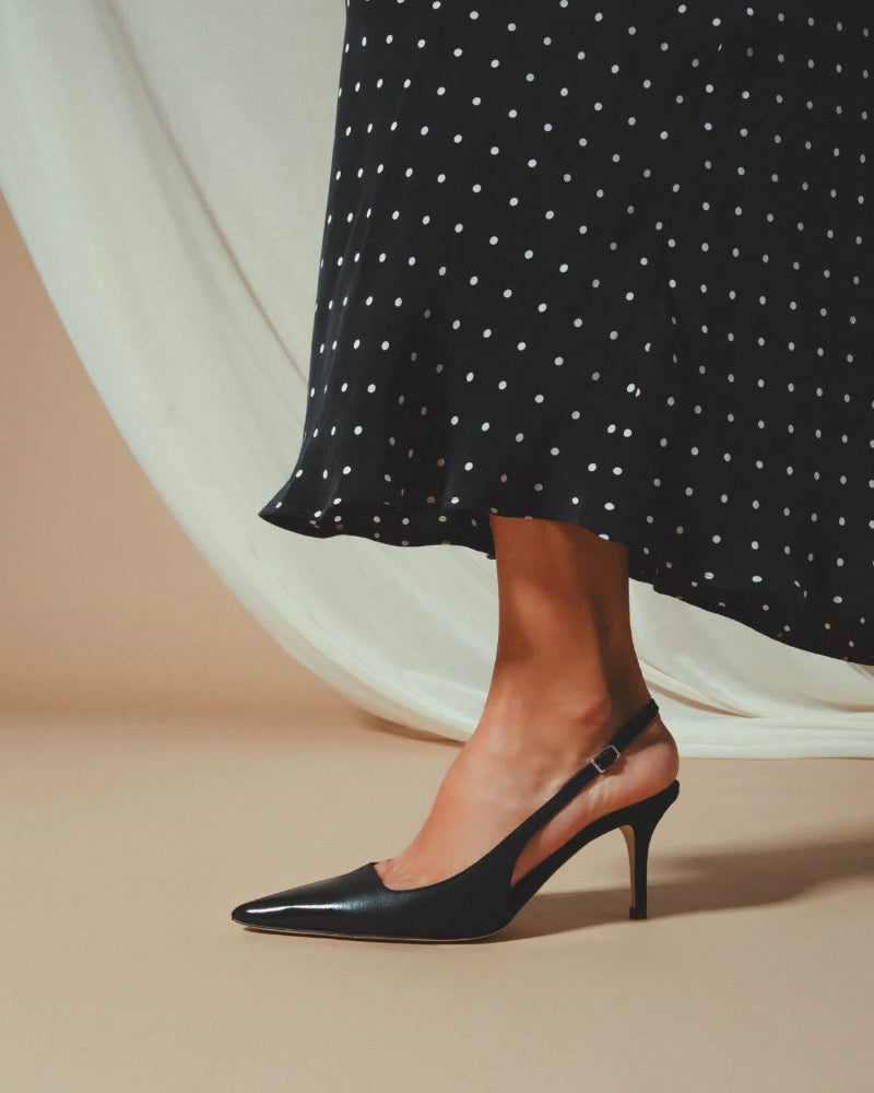 Brera 75 Sling Pump Black