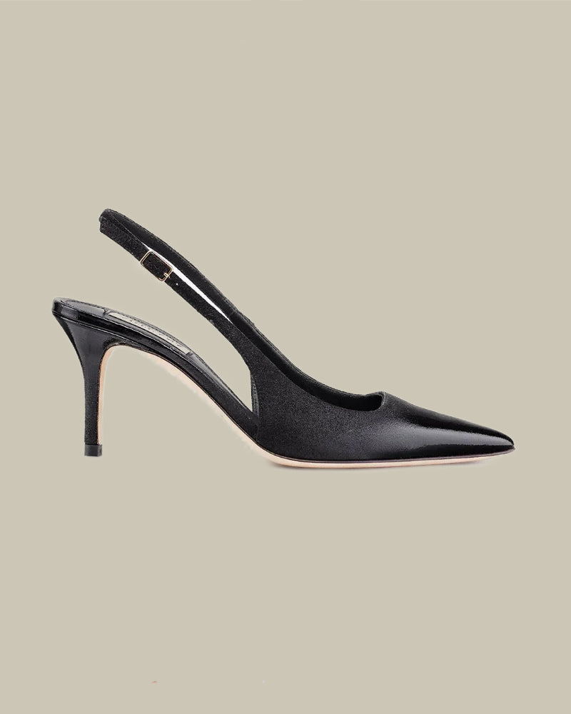 Brera 75 Sling Pump Black