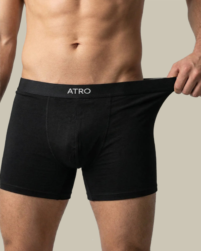 3 Pack Modal Boxer Briefs Black