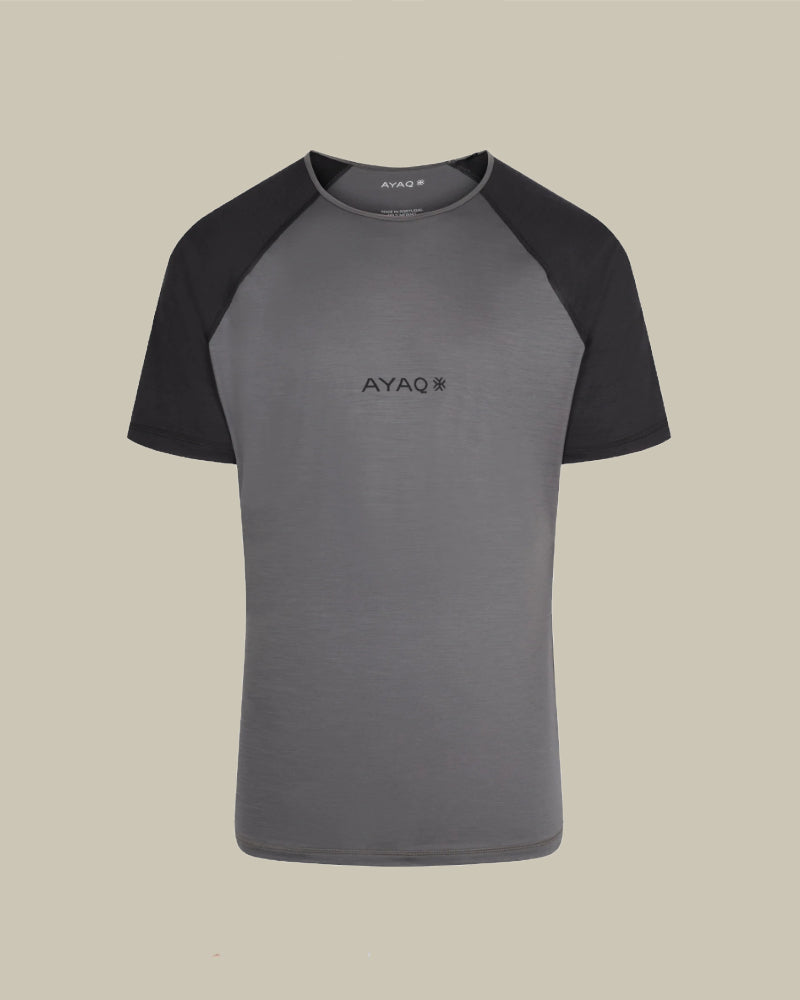 BIAFO Merino Wool T Shirt Charcoal