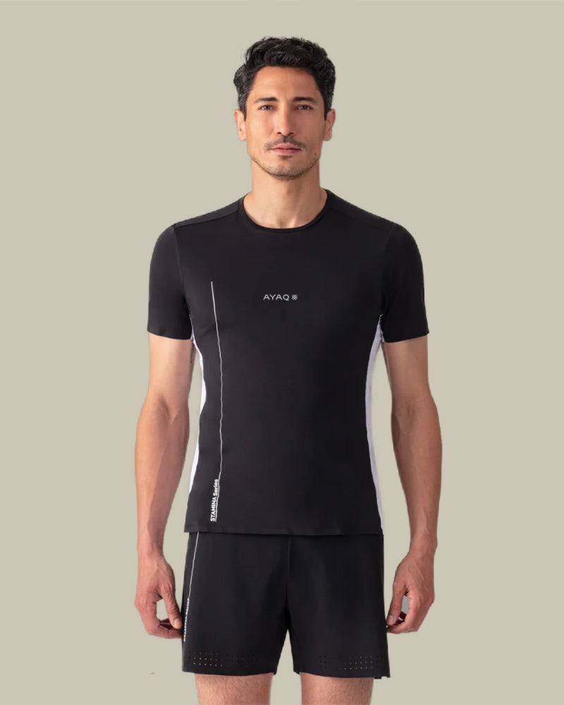 MOLVENO Black Trail Running T Shirt