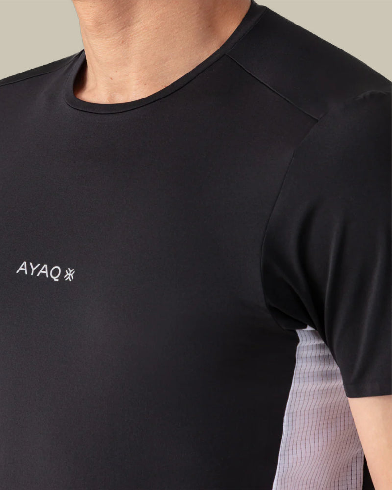 MOLVENO Black Trail Running T Shirt