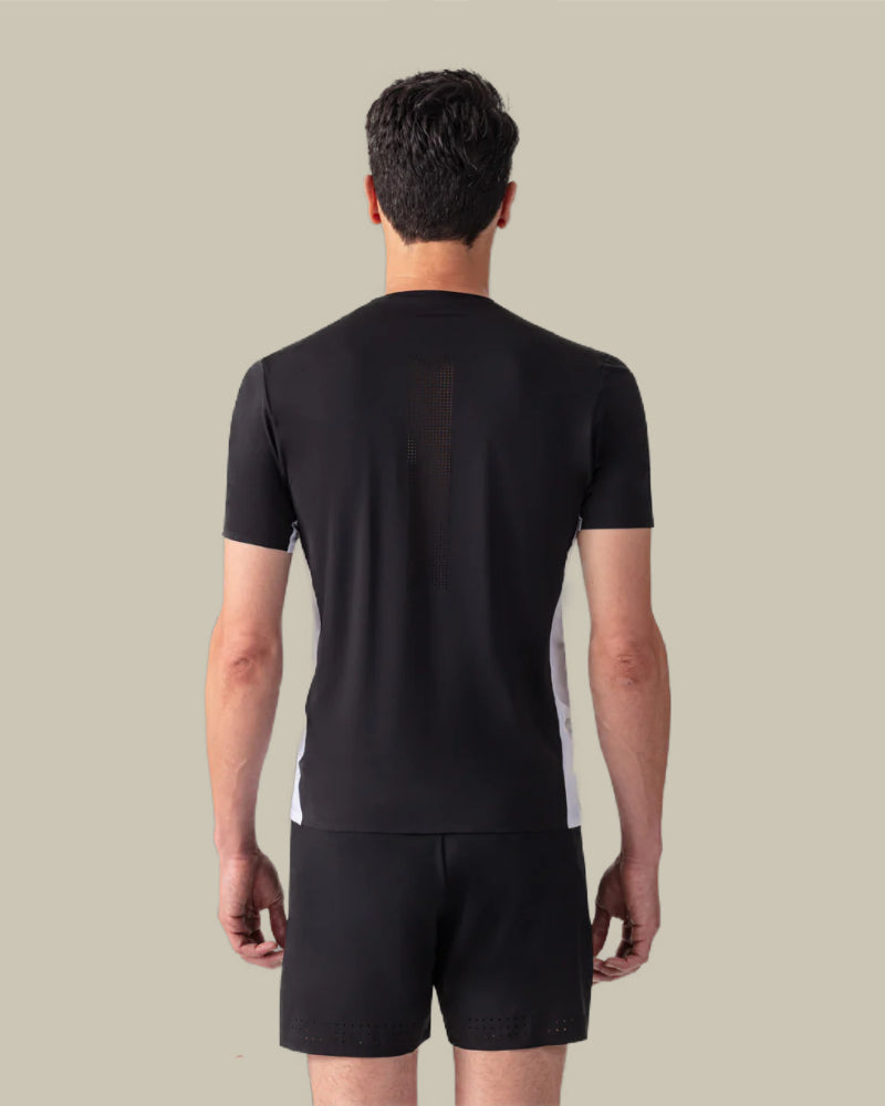 MOLVENO Black Trail Running T Shirt