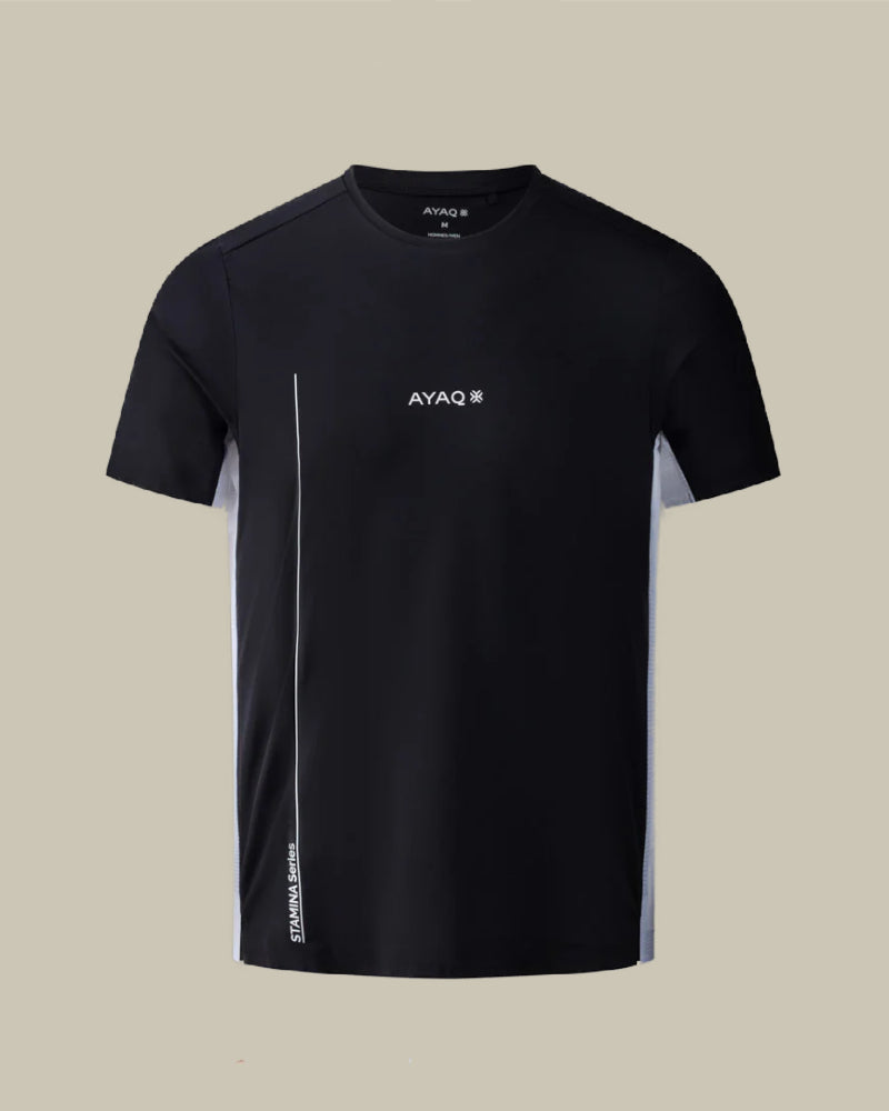 MOLVENO Black Trail Running T Shirt