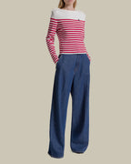 Red Striped Jumper
