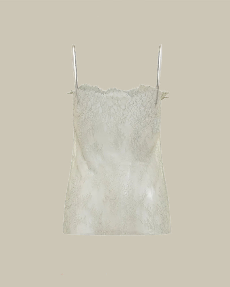 Sleeveless Lace Top