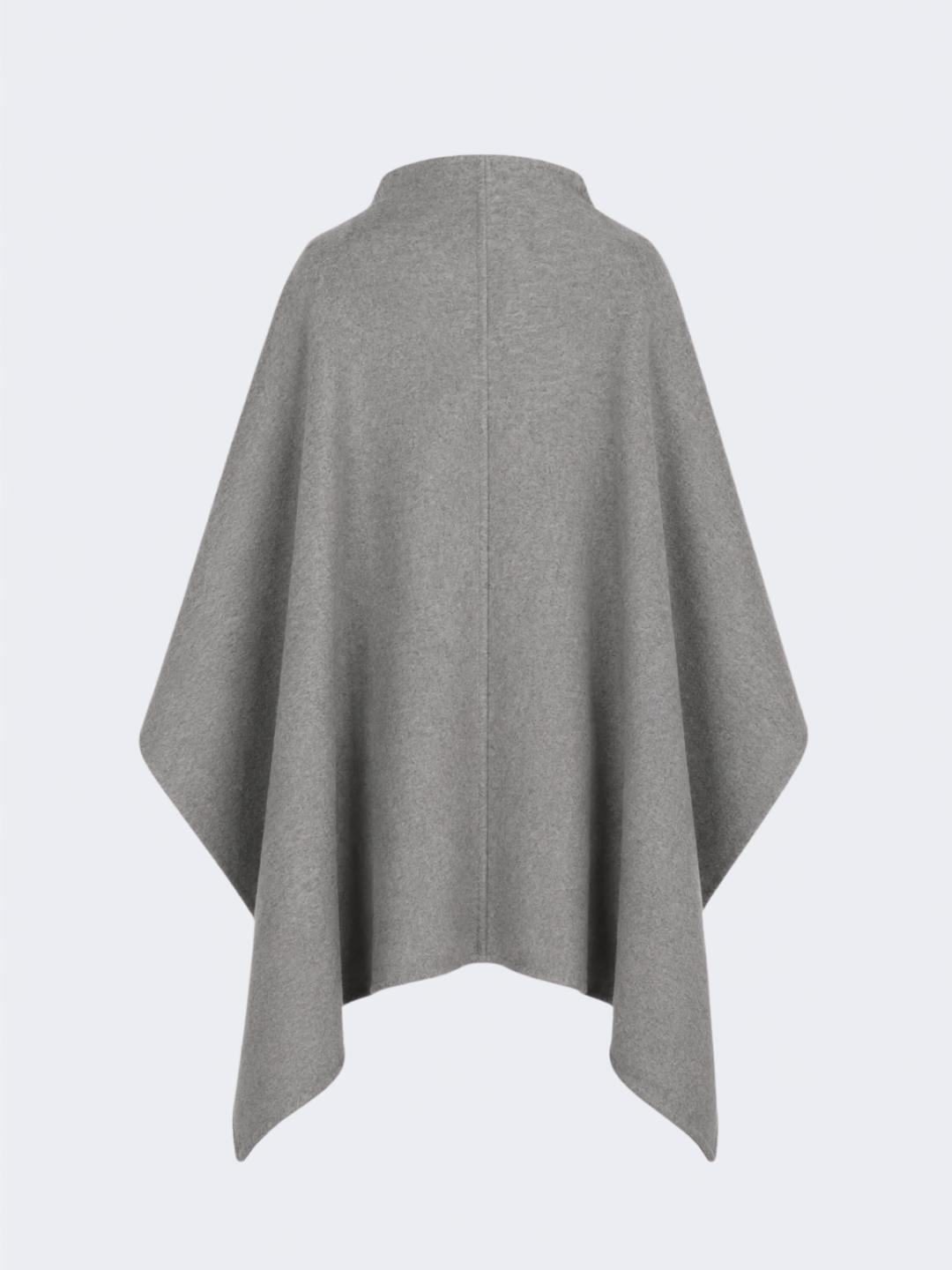 Asymmetrical Two-Tone Double Cloth Cape