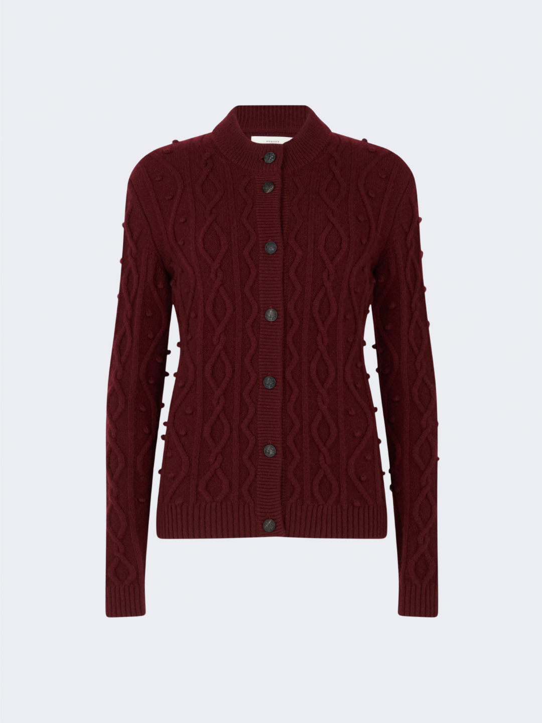 Audley Red Cashmere 7GG Cardigan