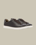 Brown Calf Skin Leather Cupsole Sneaker