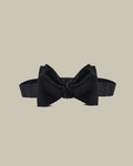 Black Silk Bow Tie