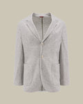 Cashmere Jersey Blazer Pearl Grey