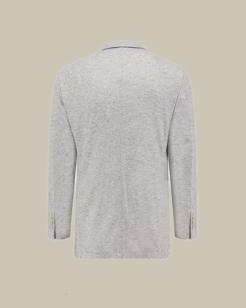 Cashmere Jersey Blazer Pearl Grey