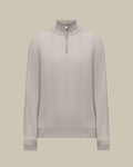 Cashmere Vanisé Chevron Sweater With Half Zip