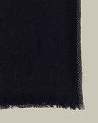 Navy/Grey Cashmere Scarf