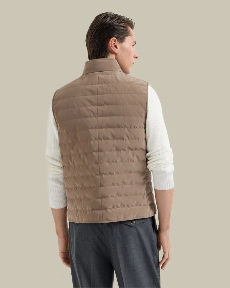 Hazelnut Bonded Down Vest