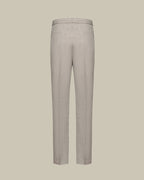 Brown Linen & Wool Trouser