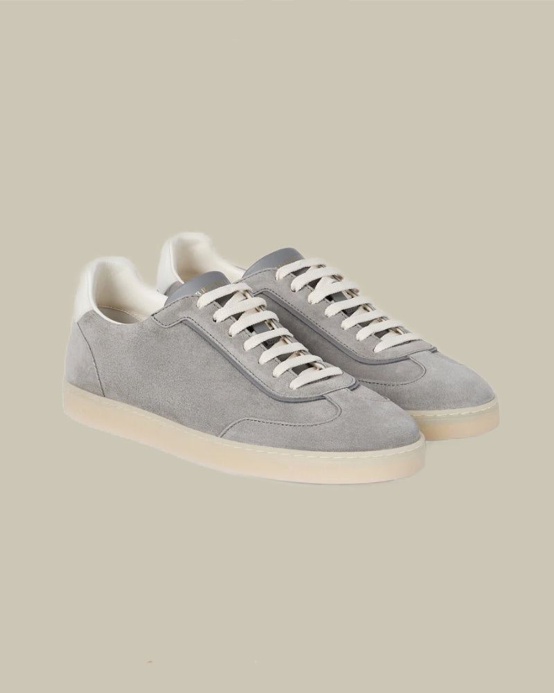 Grey Suede Rubber Sole Sneaker