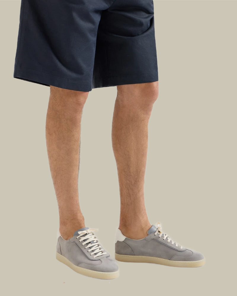 Grey Suede Rubber Sole Sneaker