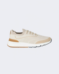 Beige Techno Cotton Knit Runner