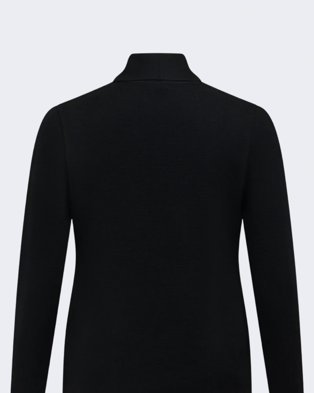 Black Double Breasted Milano Knitted Blazer