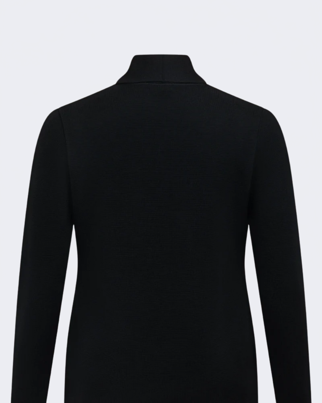 Black Double Breasted Milano Knitted Blazer