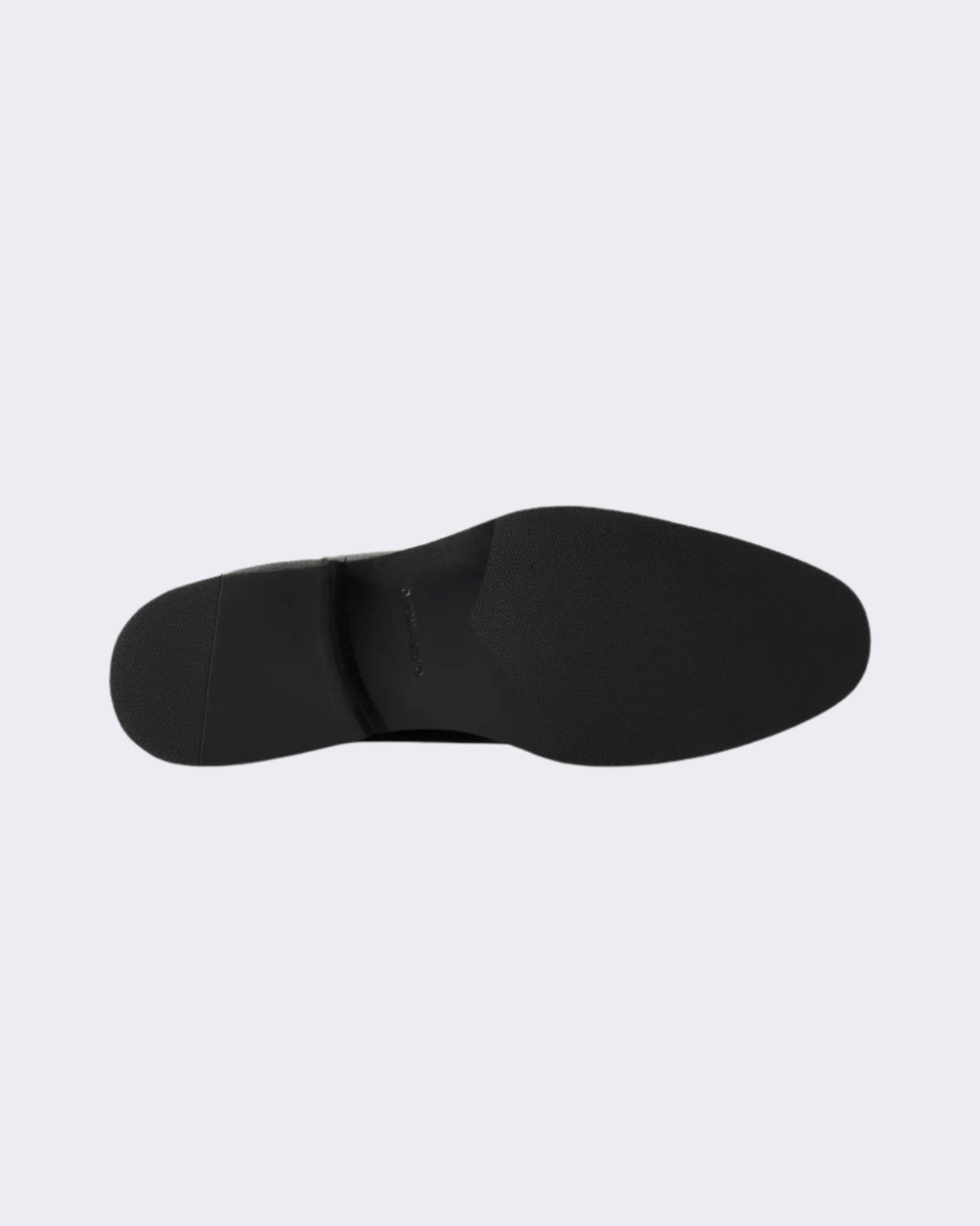 Black Small Grain Leather Owen Chelsea Boot