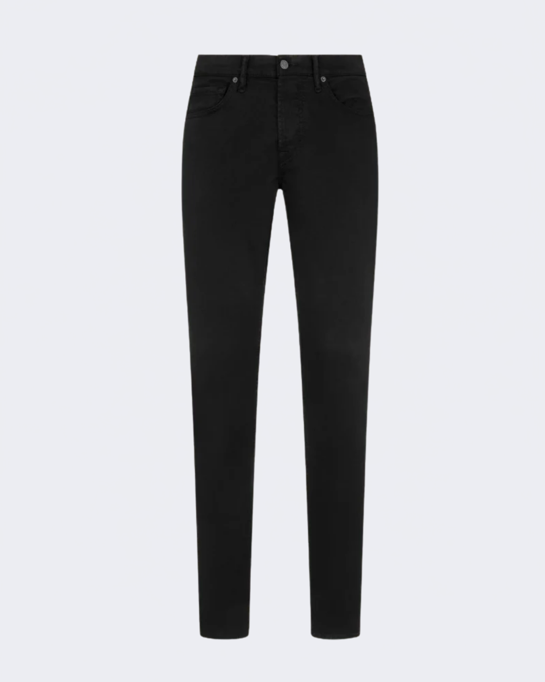 Black Stretch Twill Slim Fit Denim