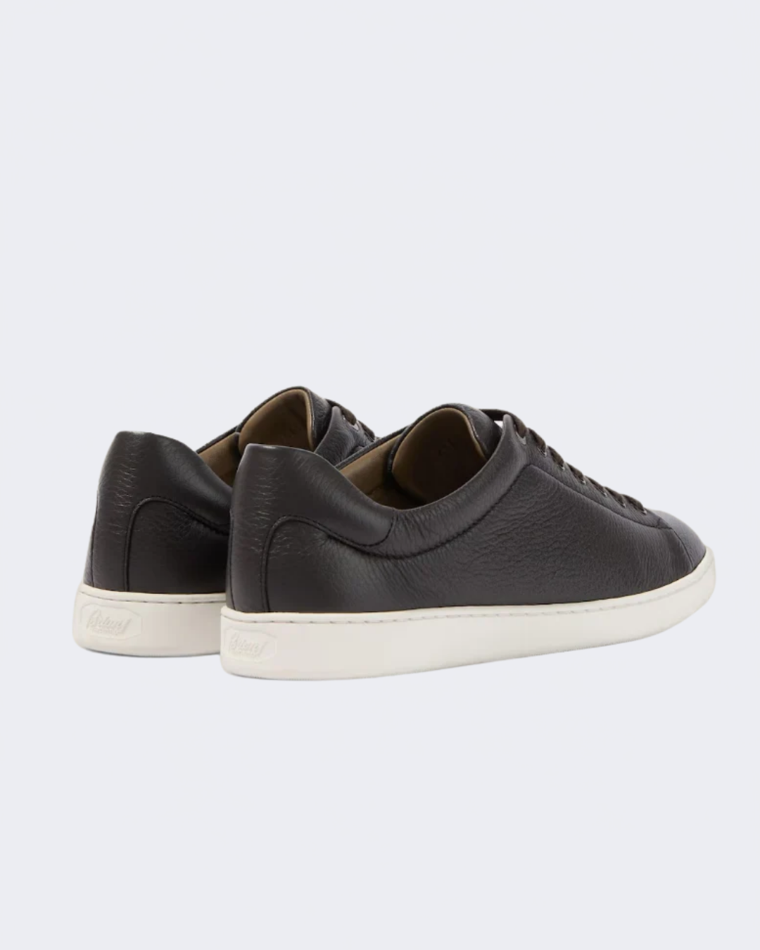 Brown Calf Skin Leather Cupsole Sneaker