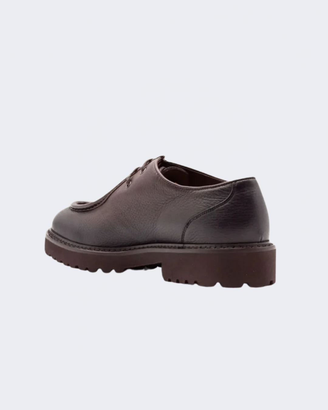 Brown Full Grain Leather Derby Shoe