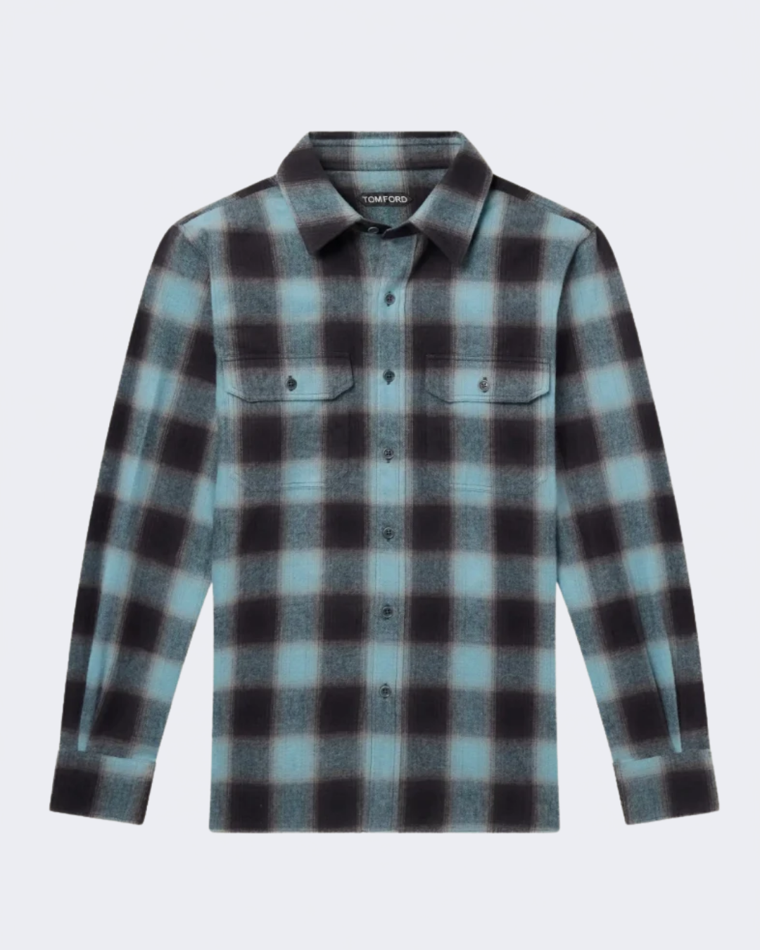 Brushed Check Military Fit Shirt