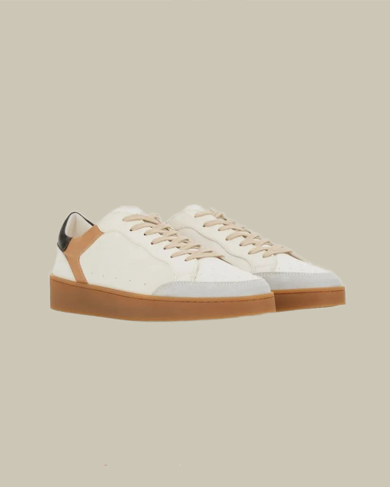 Cream Camel Leather Nuvola Sneaker