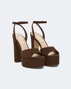 Patty Brown Platform Sandal