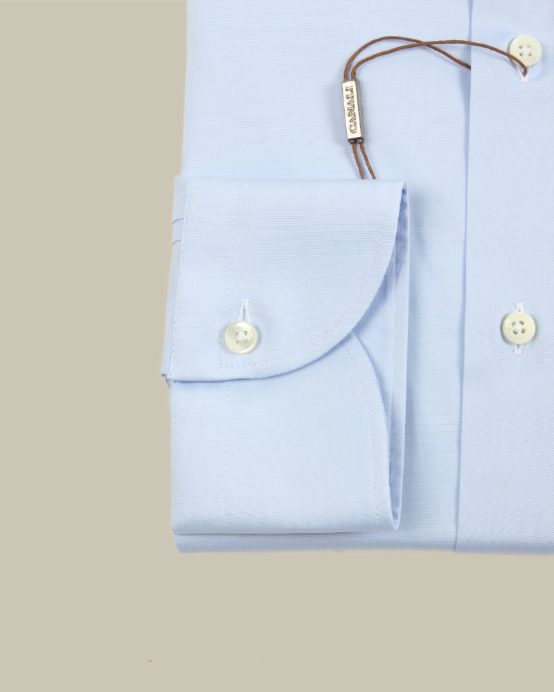 Sky Blue Poplin Formal Shirt