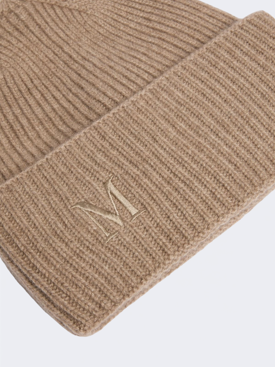 Cashmere Monogram Beanie