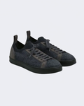 Charcoal Black Stretch Knit Sneaker