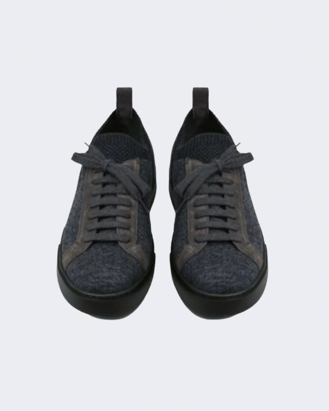 Charcoal Black Stretch Knit Sneaker