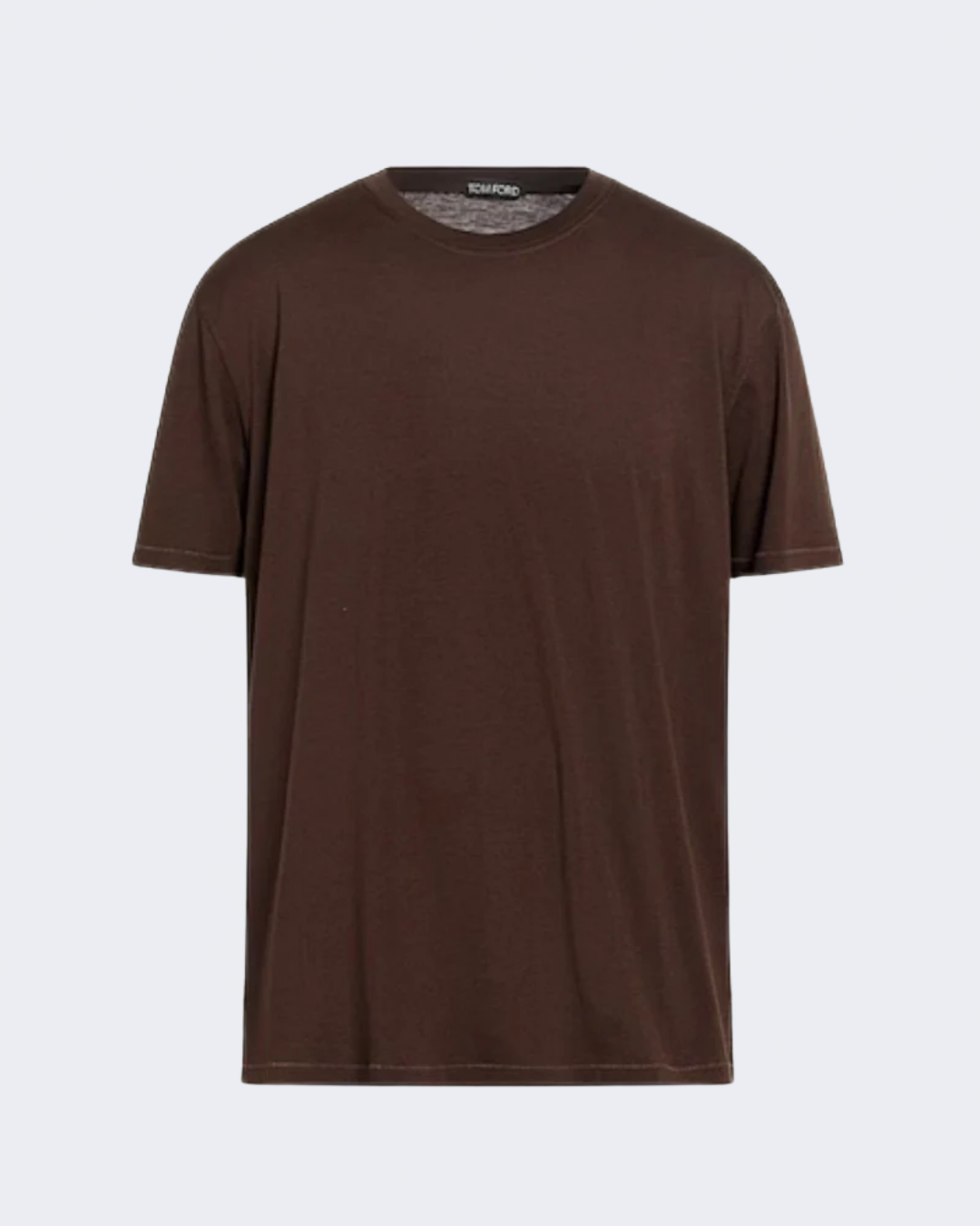 Chocolate Cotton Lyocell T Shirt