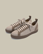Beige Stretch Knit Sneaker