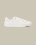 White Calf Skin Cupsole Sneaker