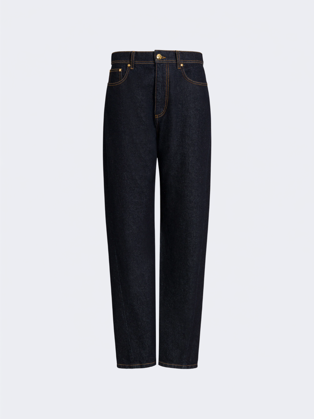 Dark Blue Wide Leg Jeans With AF Logo