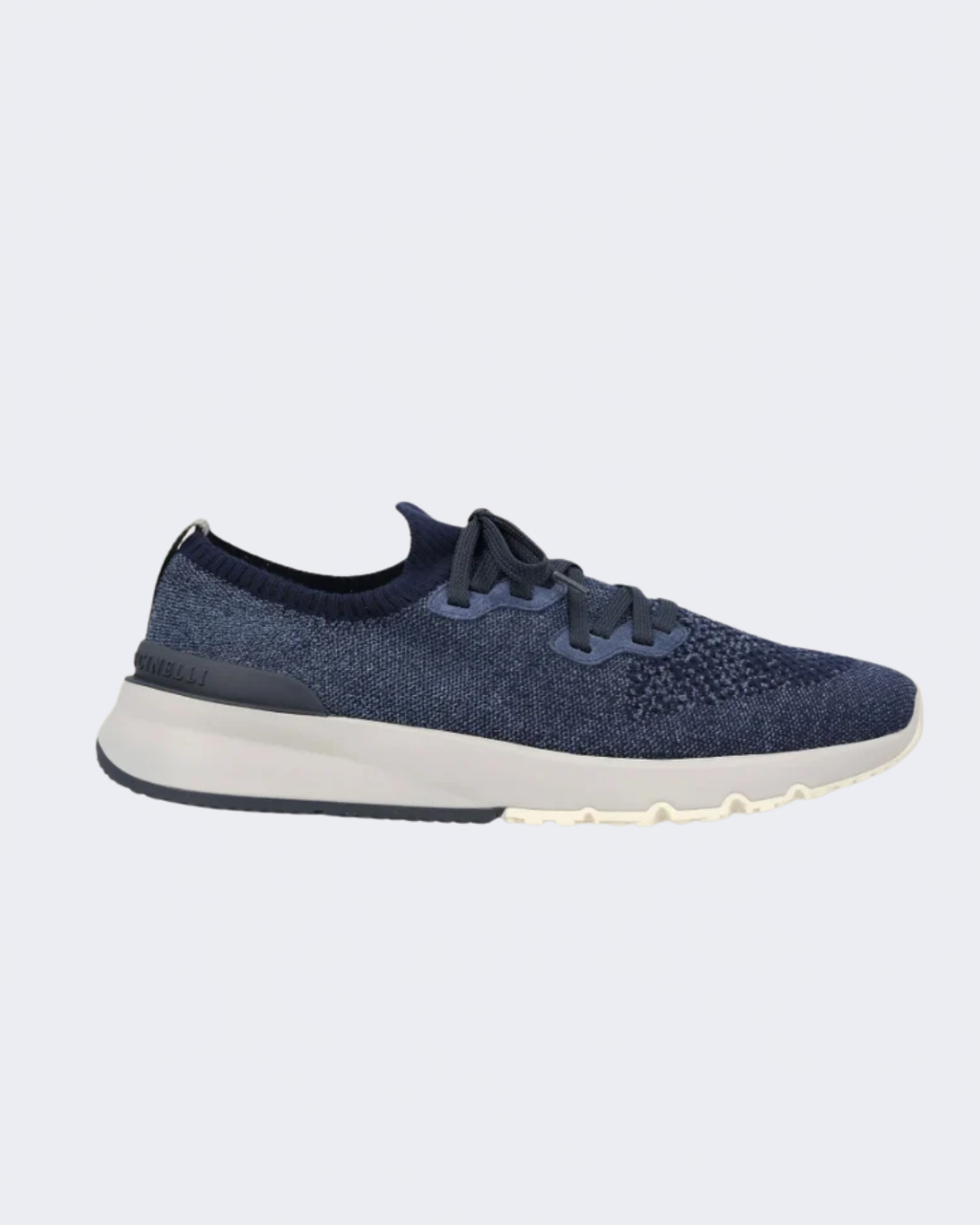 Denim Navy Cotton Chiné Knit Runners