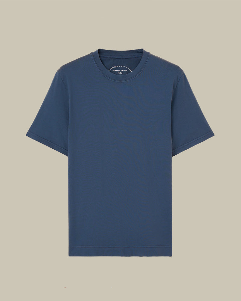 Petrol Blue Extreme Organic Cotton Short Sleeve T-shirt