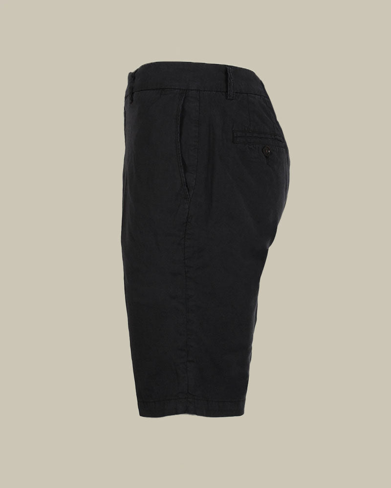 SPARGI Black Cotton & Lyocell Shorts