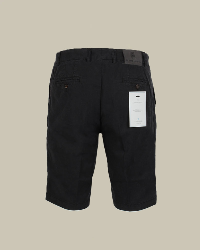 SPARGI Black Cotton & Lyocell Shorts