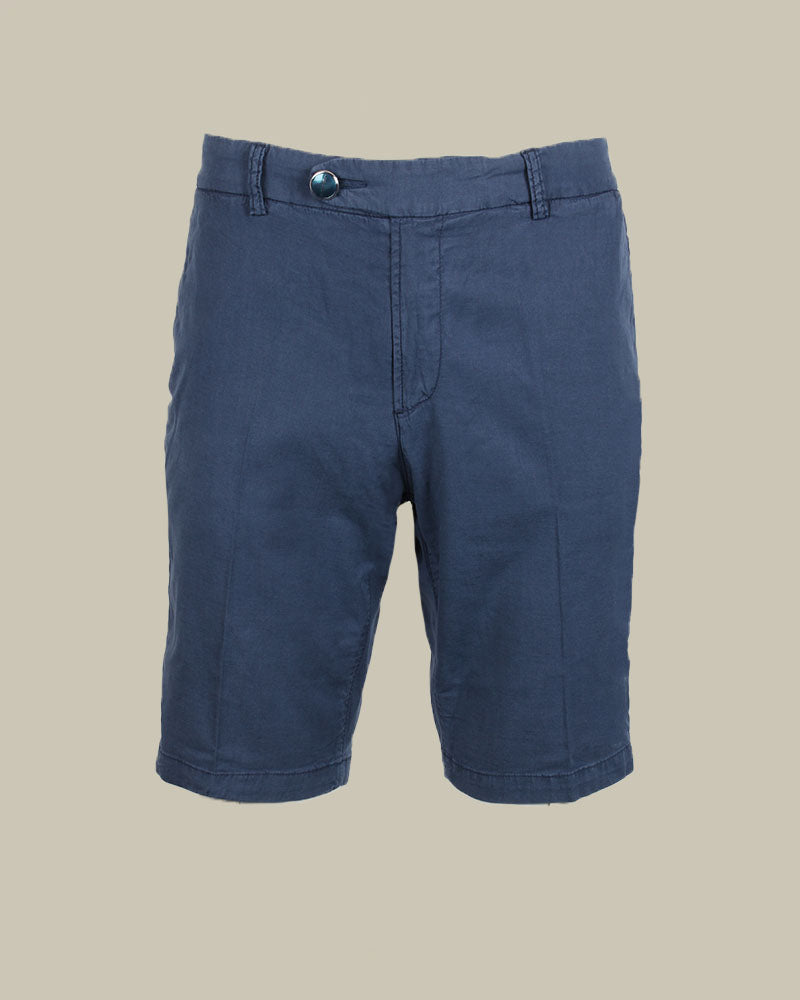 SPARGI Ocean Blue Cotton & Lyocell Shorts