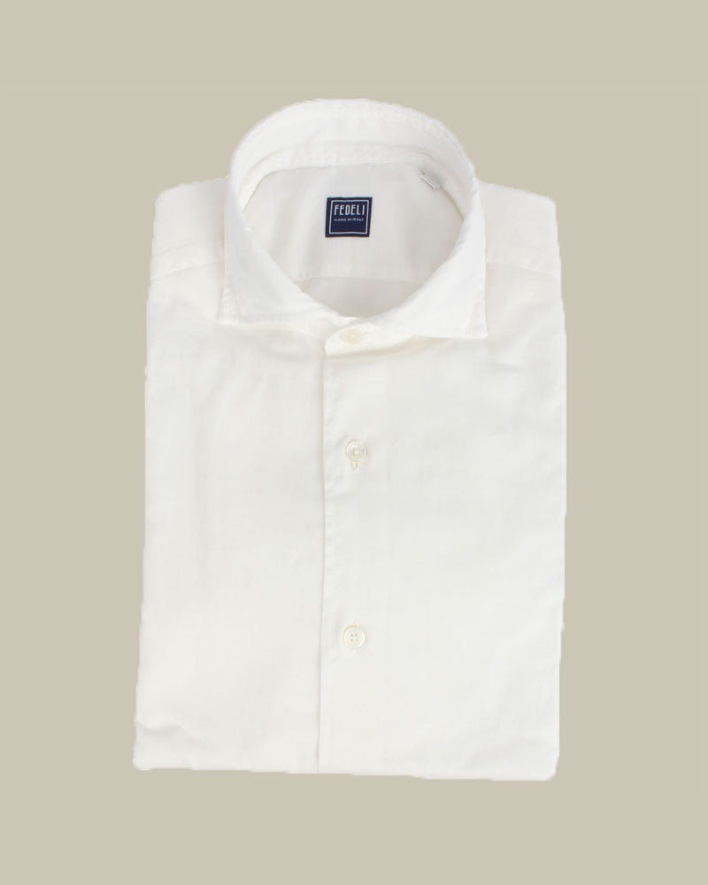 Panamino Cotton Shirt White