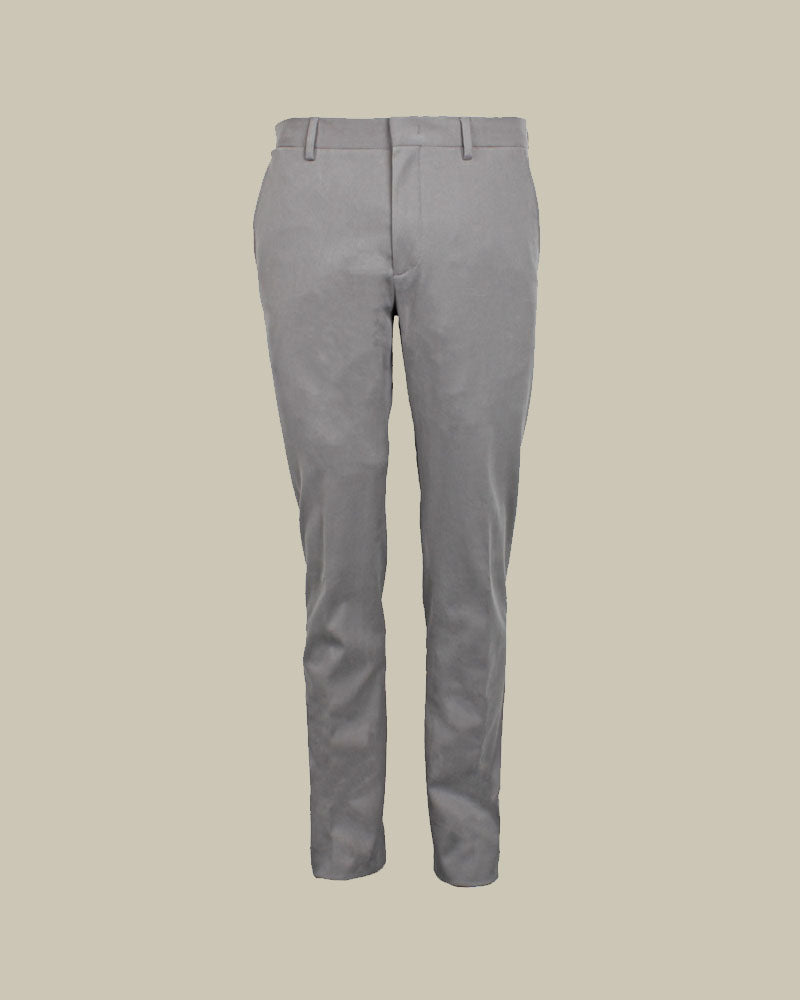 Grey Crossover Cotton Chino