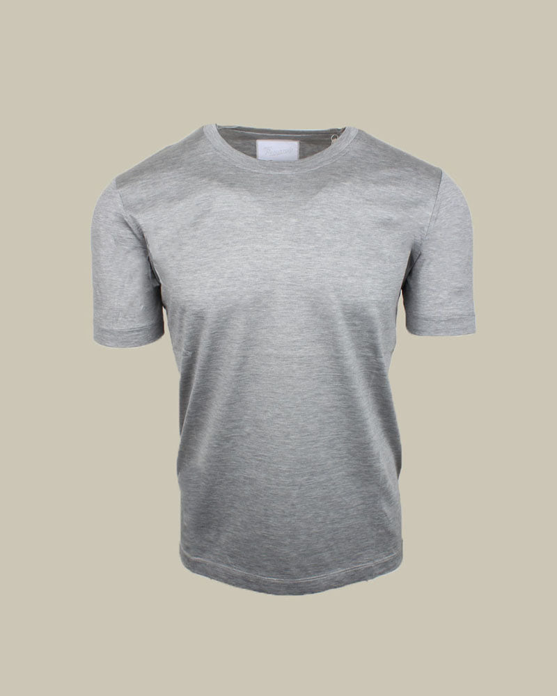 Grey Short Sleeve Slim Fit T-Shirt