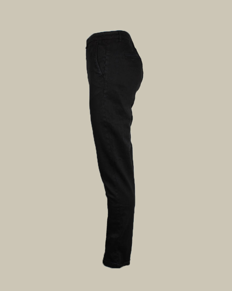 LUIS Stretch Denim Chino Black